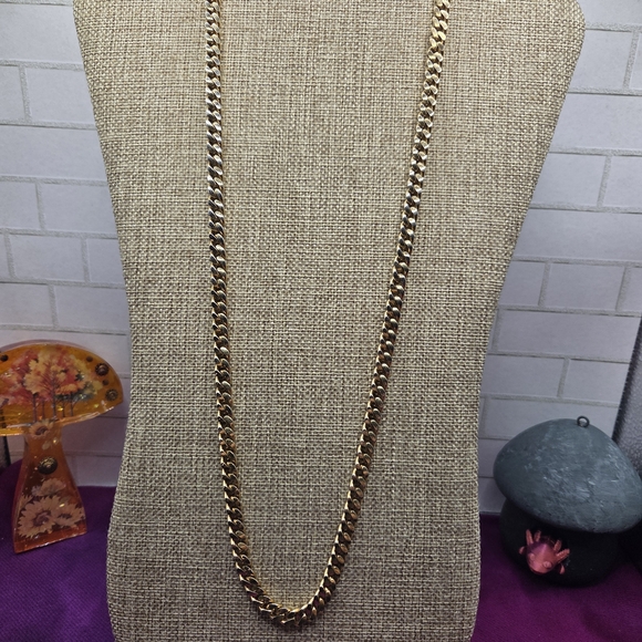 Monet Jewelry - 885. Monet Gold Tone Chain Necklace